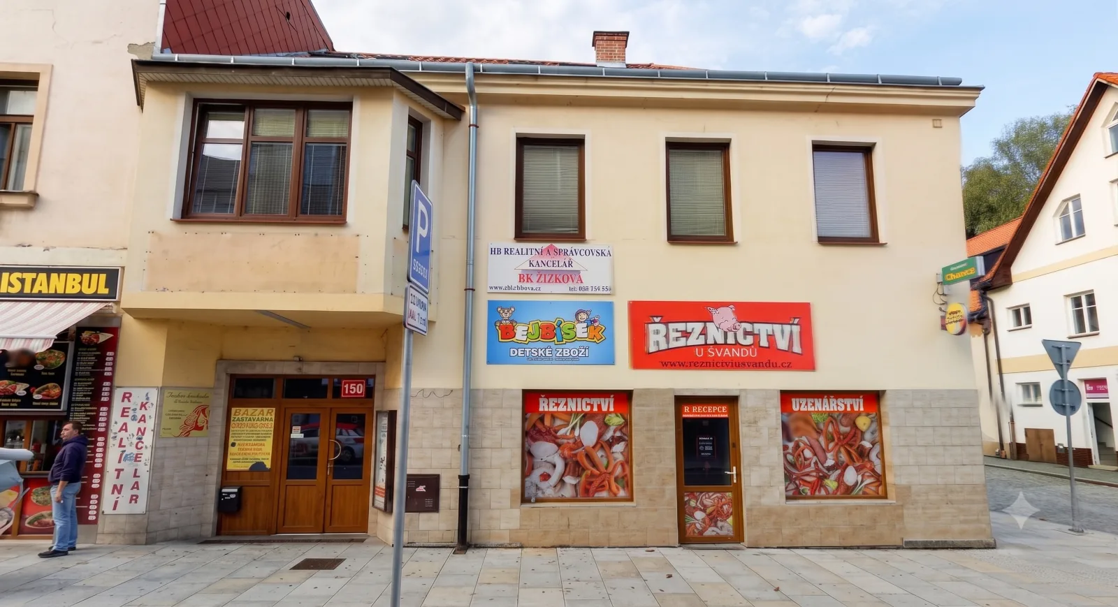 Vchod do studia Žižkova 150